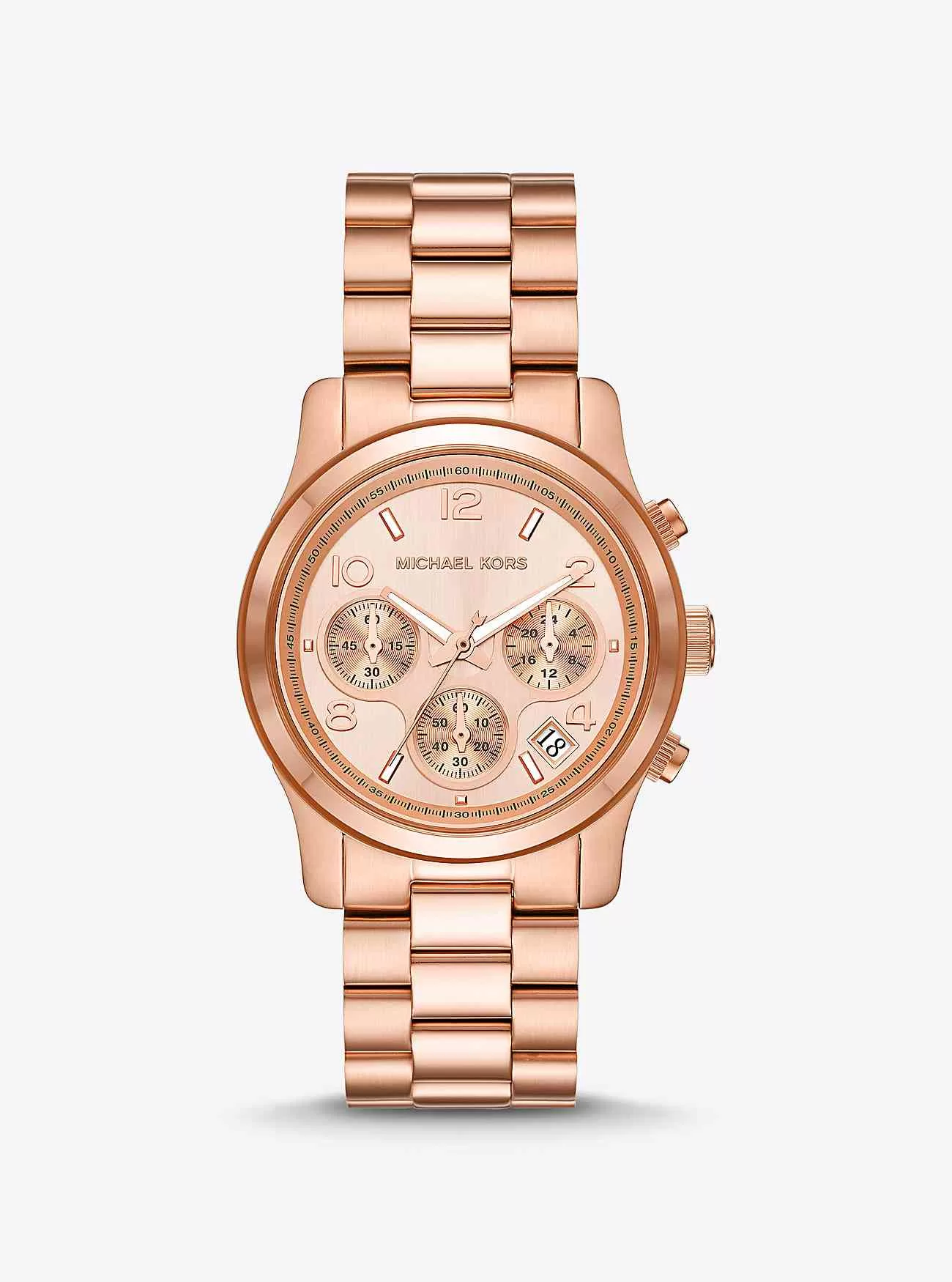 Orologio di sfilata in tonalità oro rosa