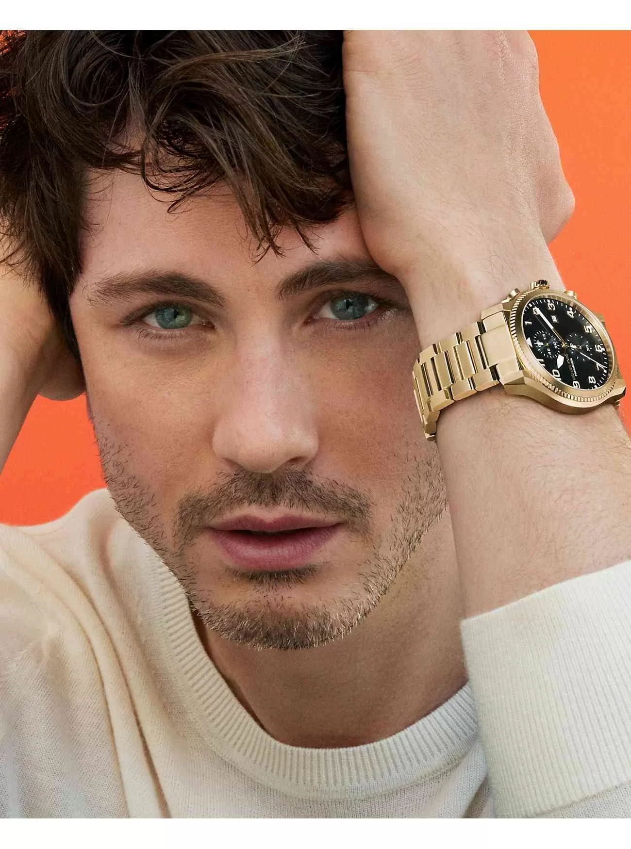 Orologio panoramico oversize color oro Orologio panoramico oversize color oro