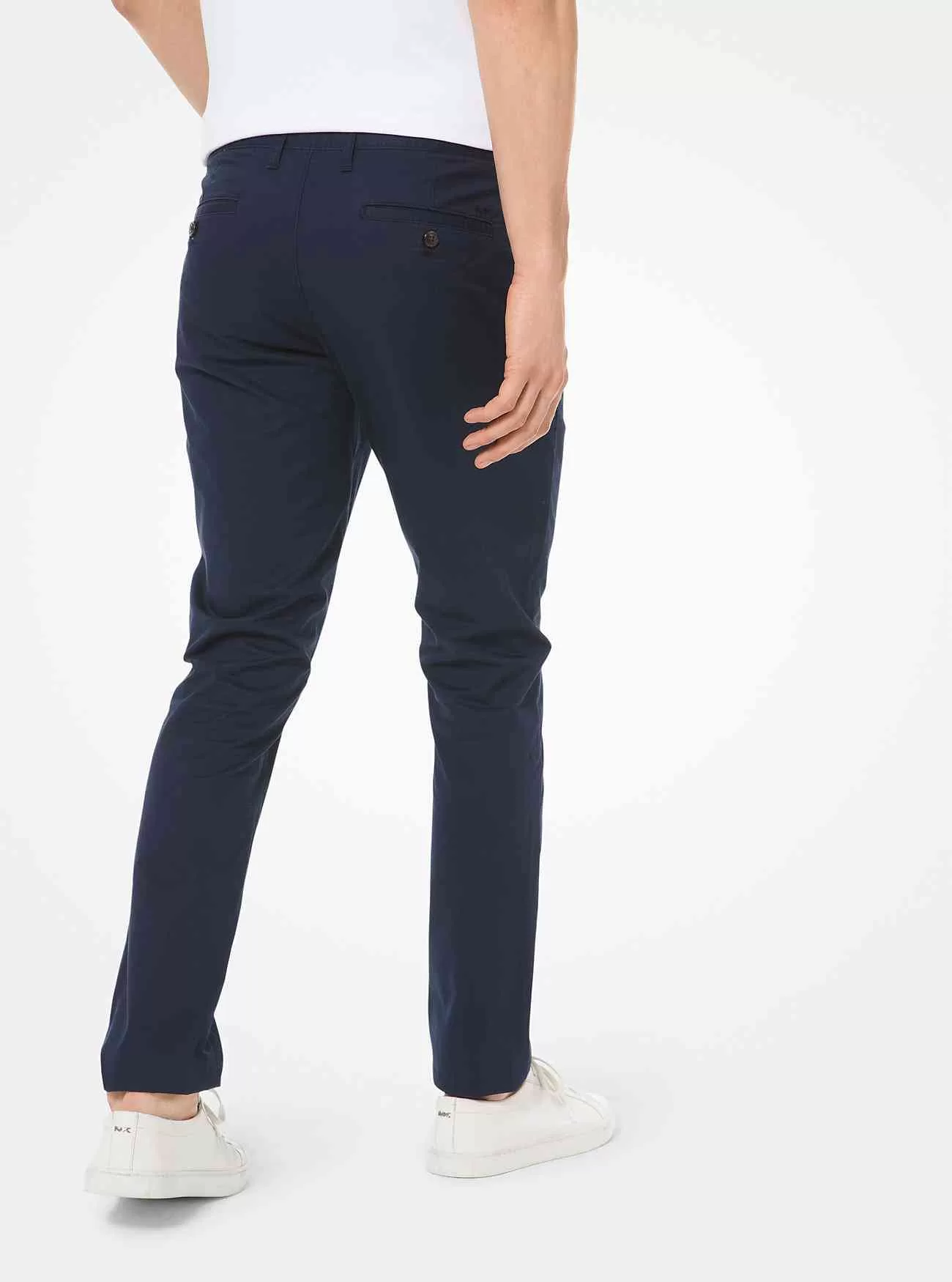 Pantaloni chino skinny in cotone elasticizzato