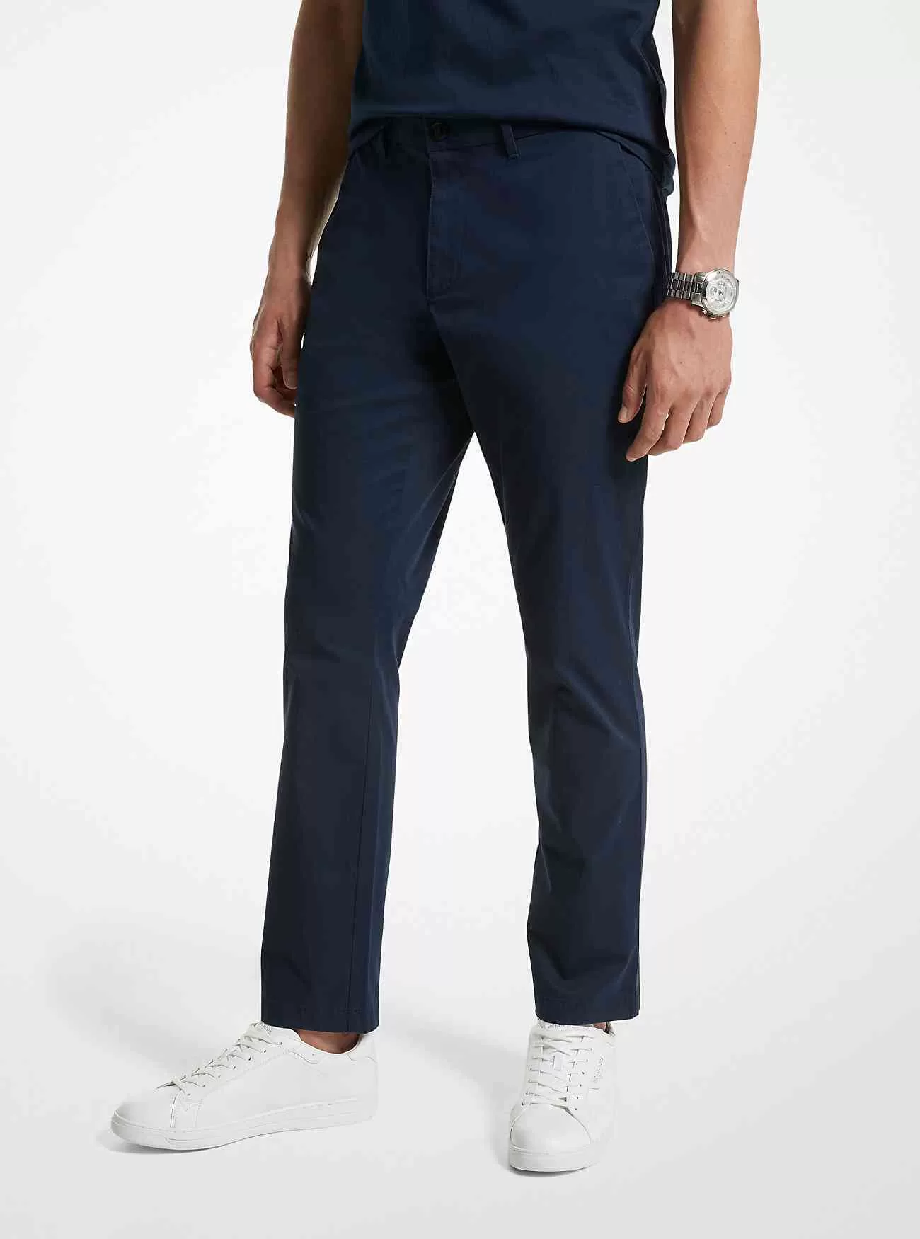 Pantaloni chino slim fit in misto cotone