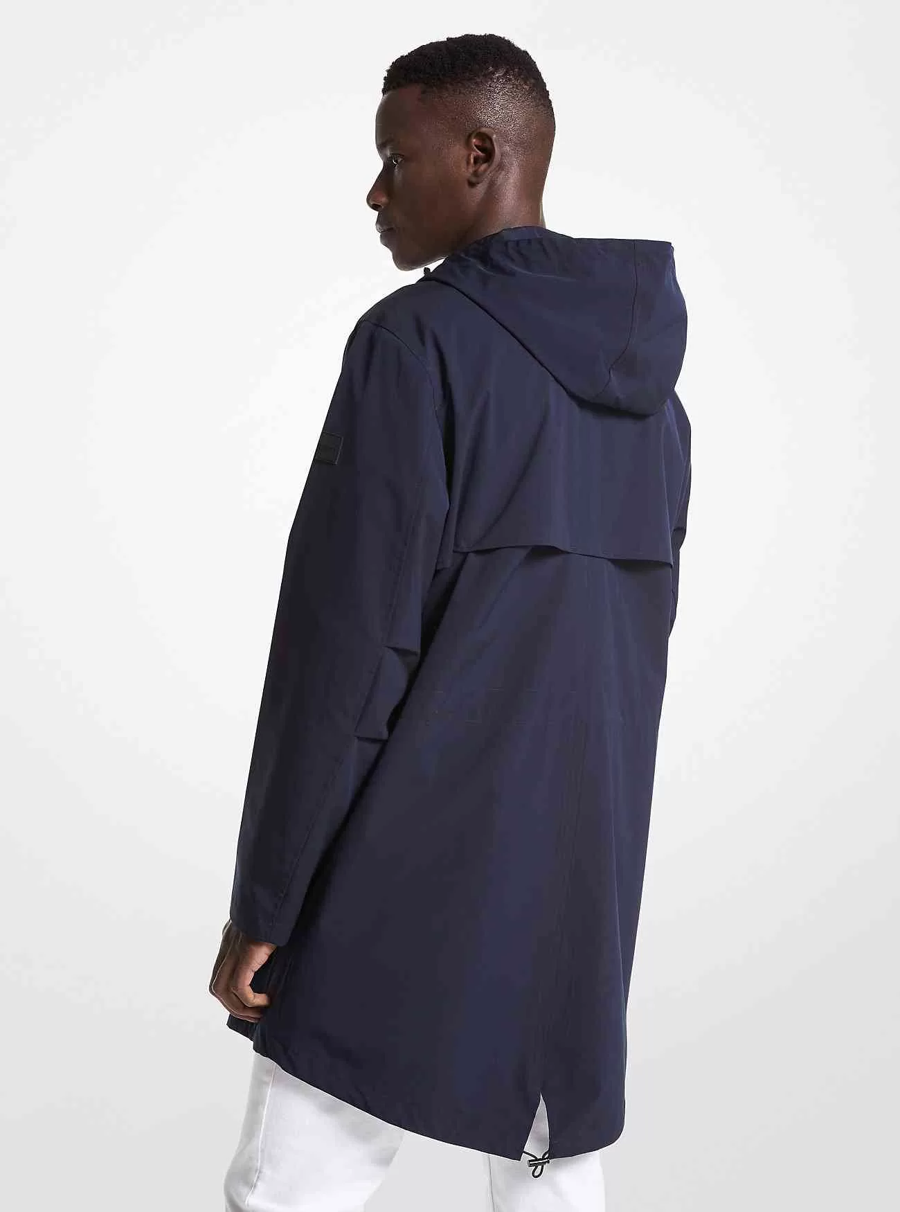 Parka con cappuccio in tessuto 1 - Parka con cappuccio in tessuto