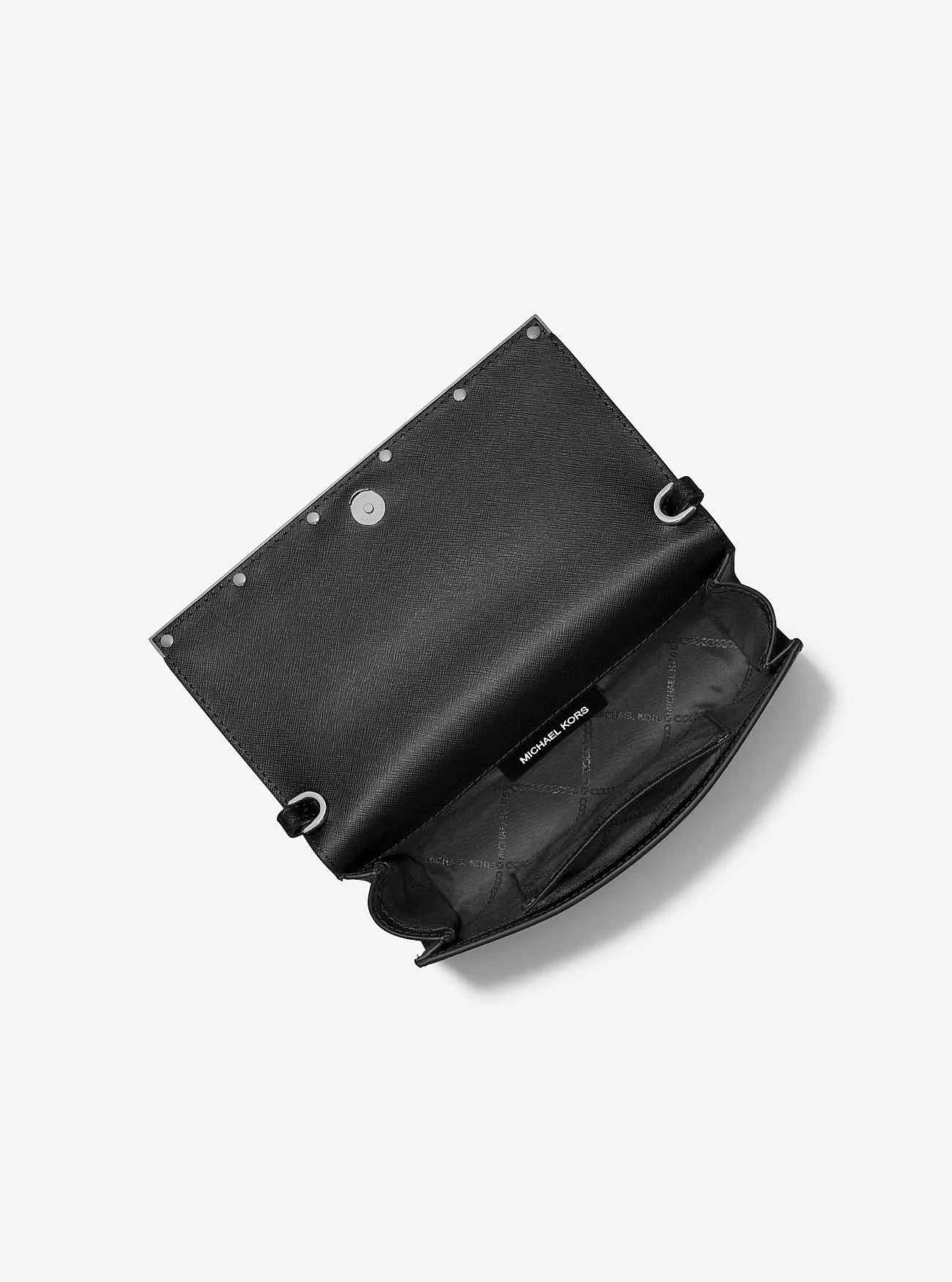 Pochette Mona grande in pelle Saffiano