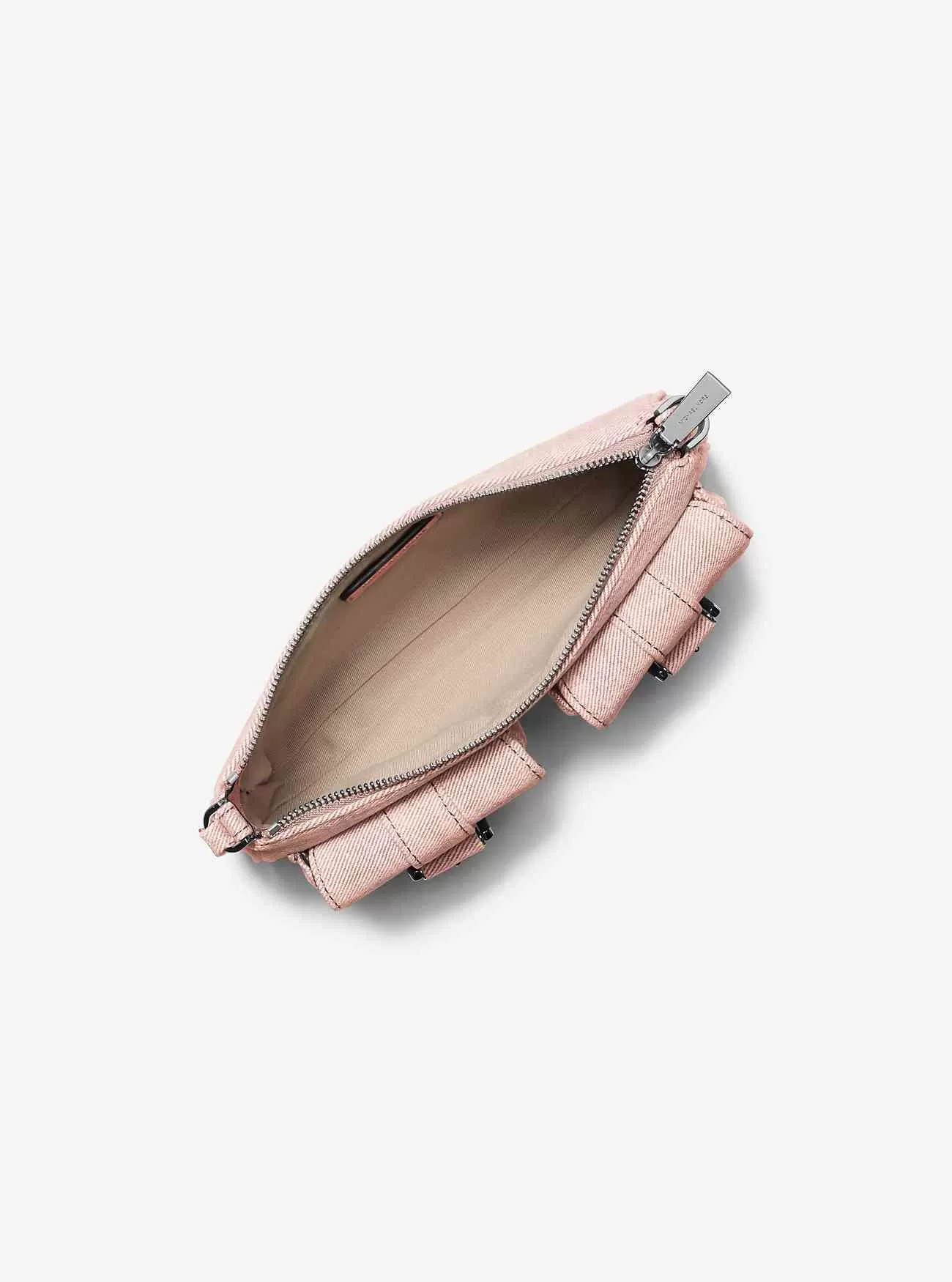 Pochette Zoe piccola in denim lavato