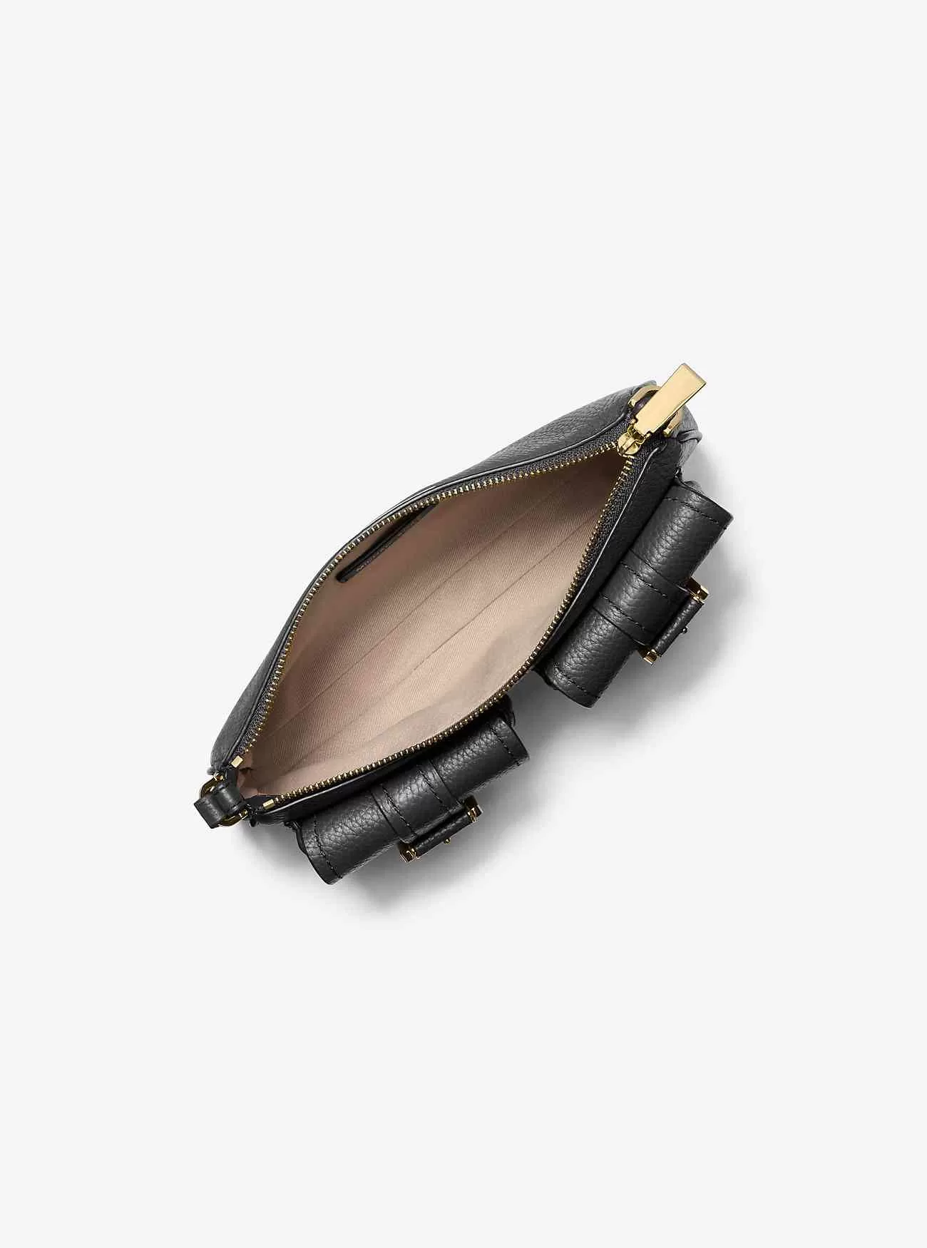 Pochette Zoe piccola in pelle martellata