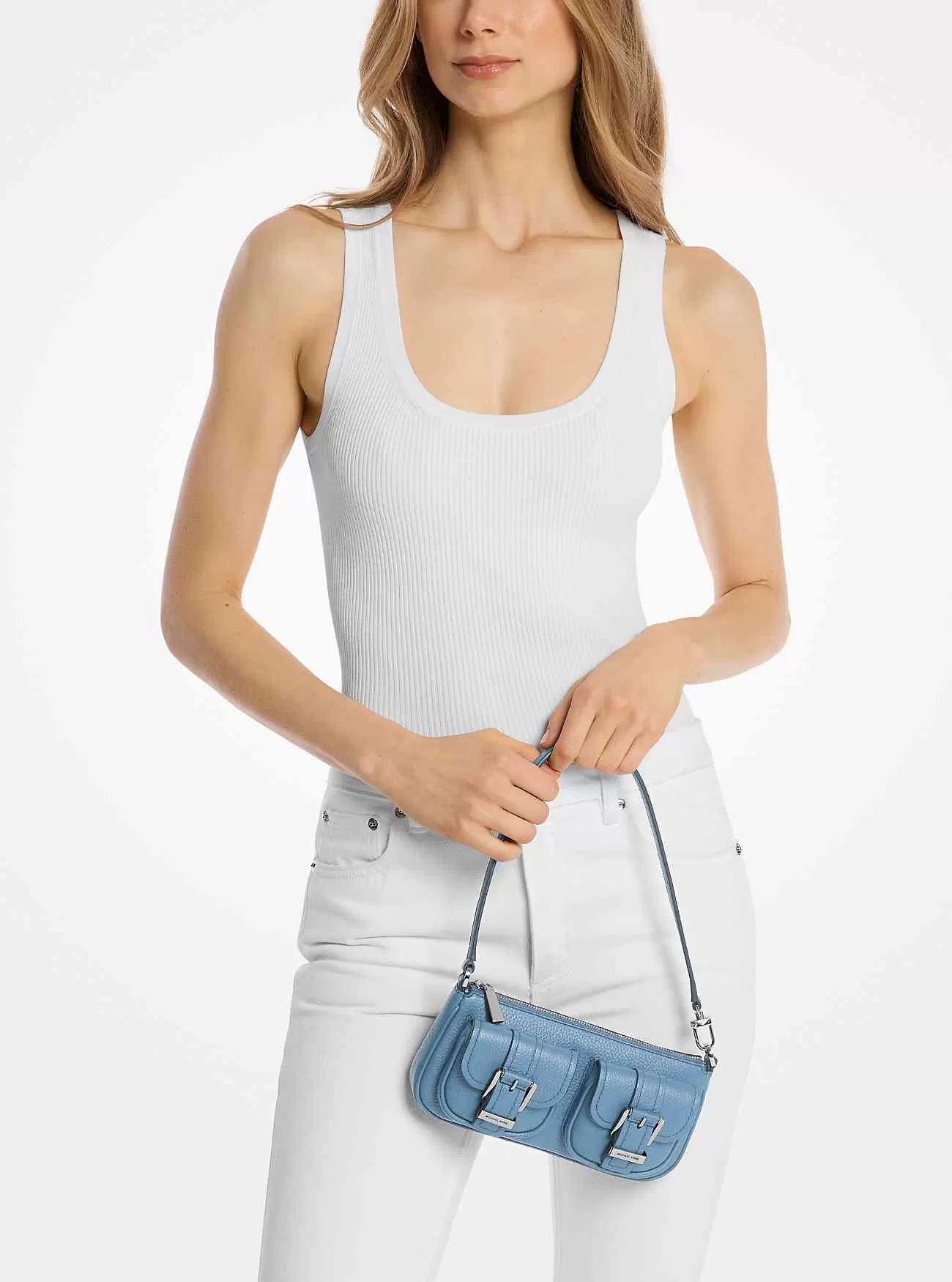 Pochette Zoe piccola in pelle martellata Pochette Zoe piccola in pelle martellata