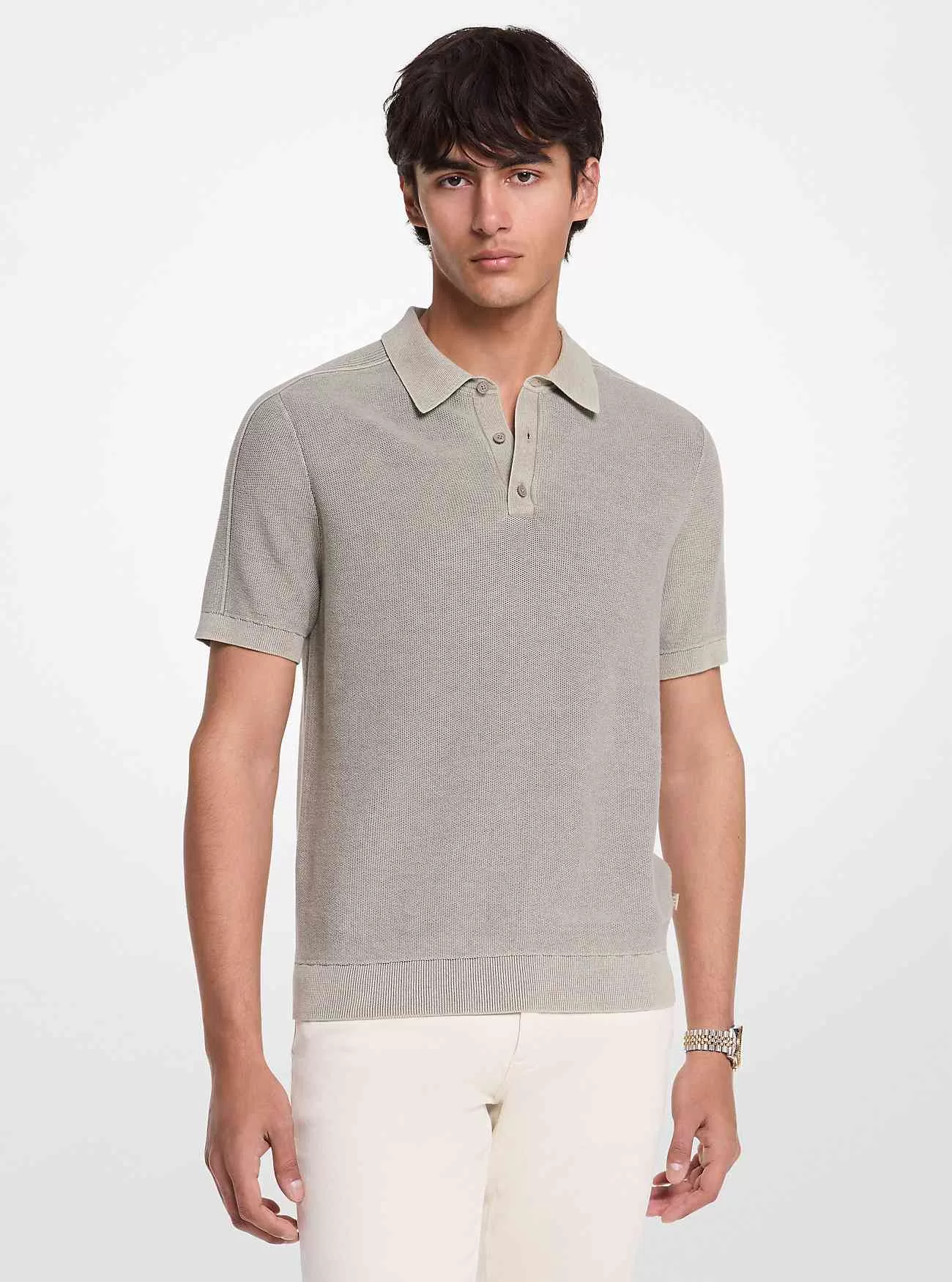 Polo in Lino e Cotone