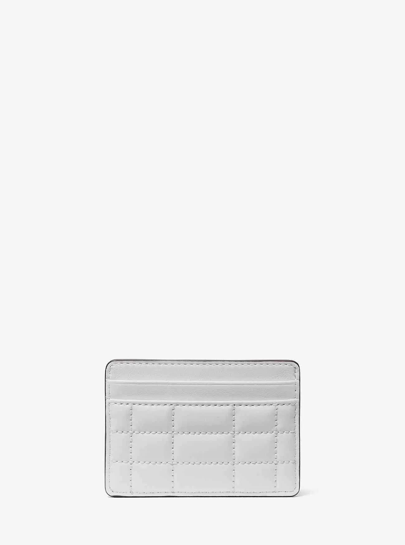 Porta carte di credito in pelle trapuntata Jet Set Porta carte di credito in pelle trapuntata Jet Set