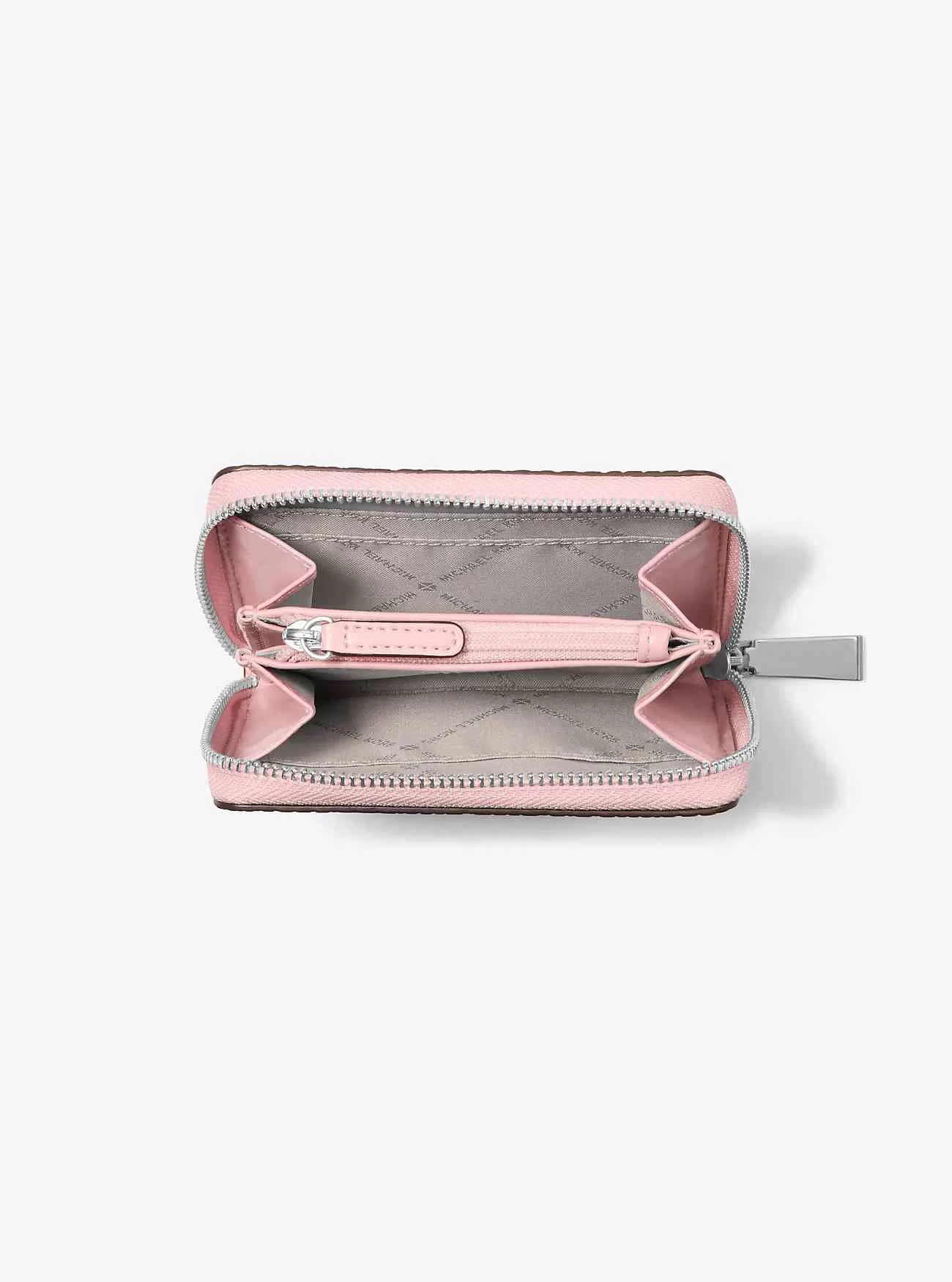 Portafoglio Jet Set piccolo in pelle goffrata serpente