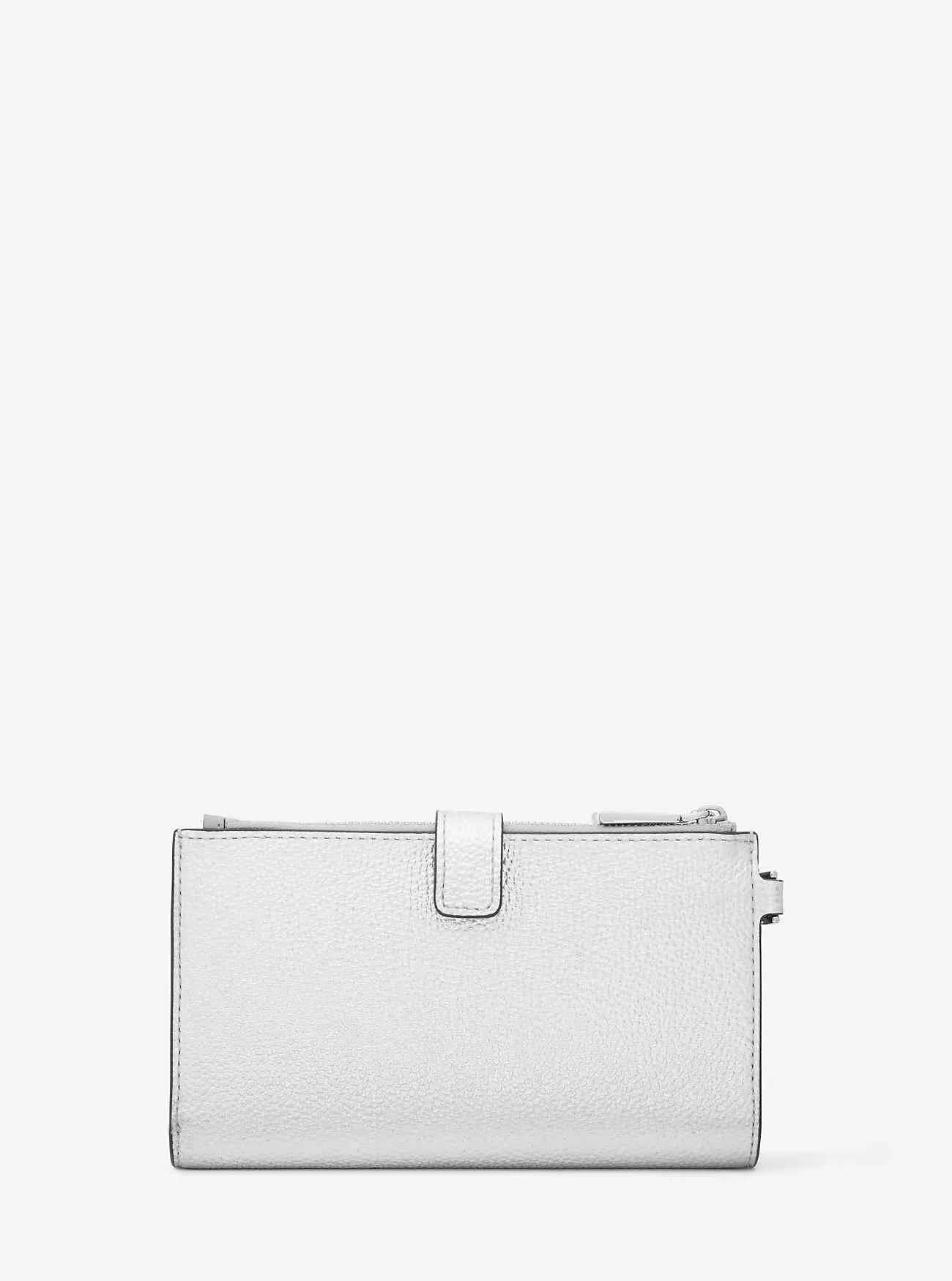 Portafoglio per smartphone Adele in pelle metallizzata Portafoglio per smartphone Adele in pelle metallizzata