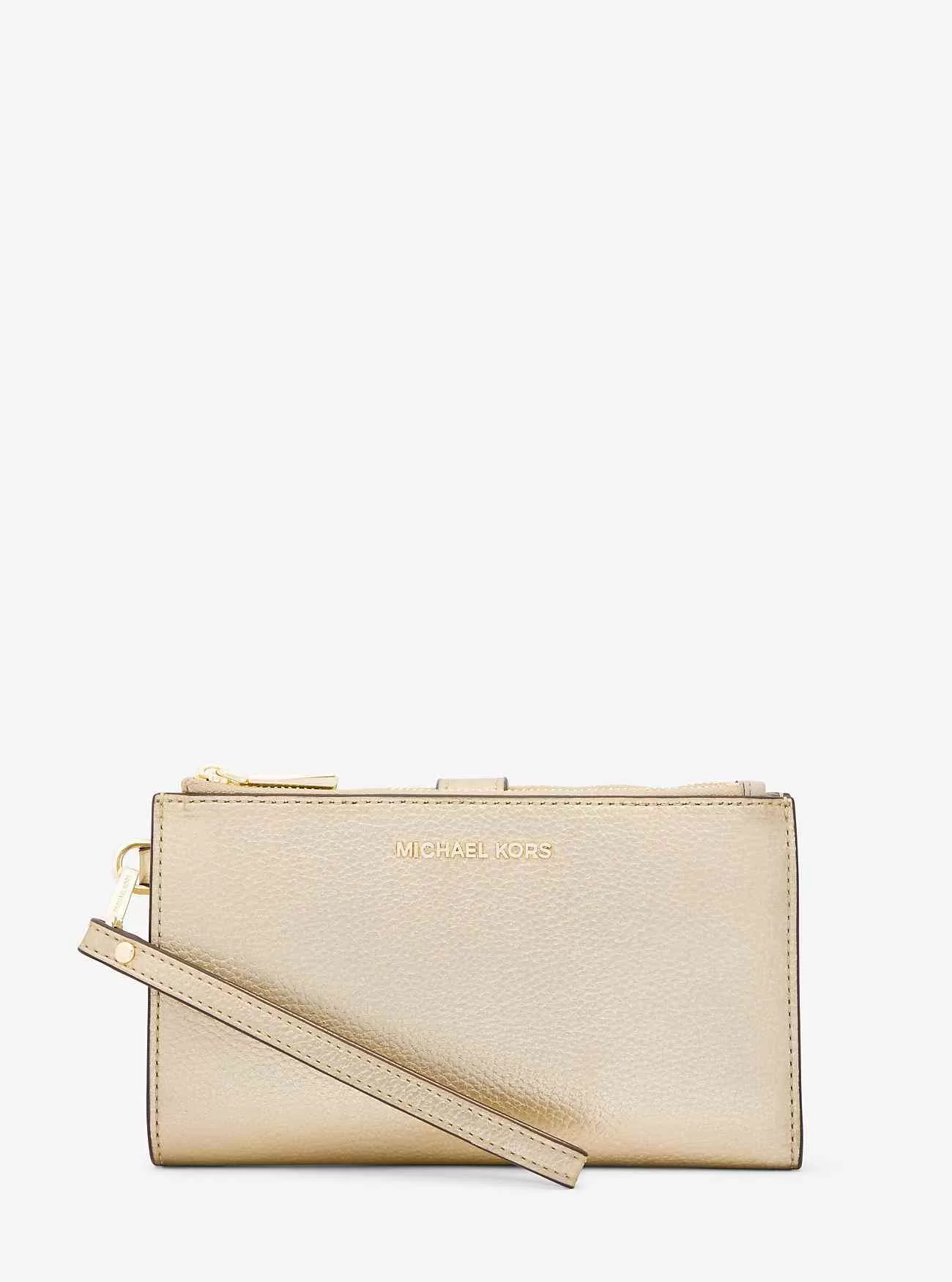 Portafoglio per smartphone Adele in pelle metallizzata