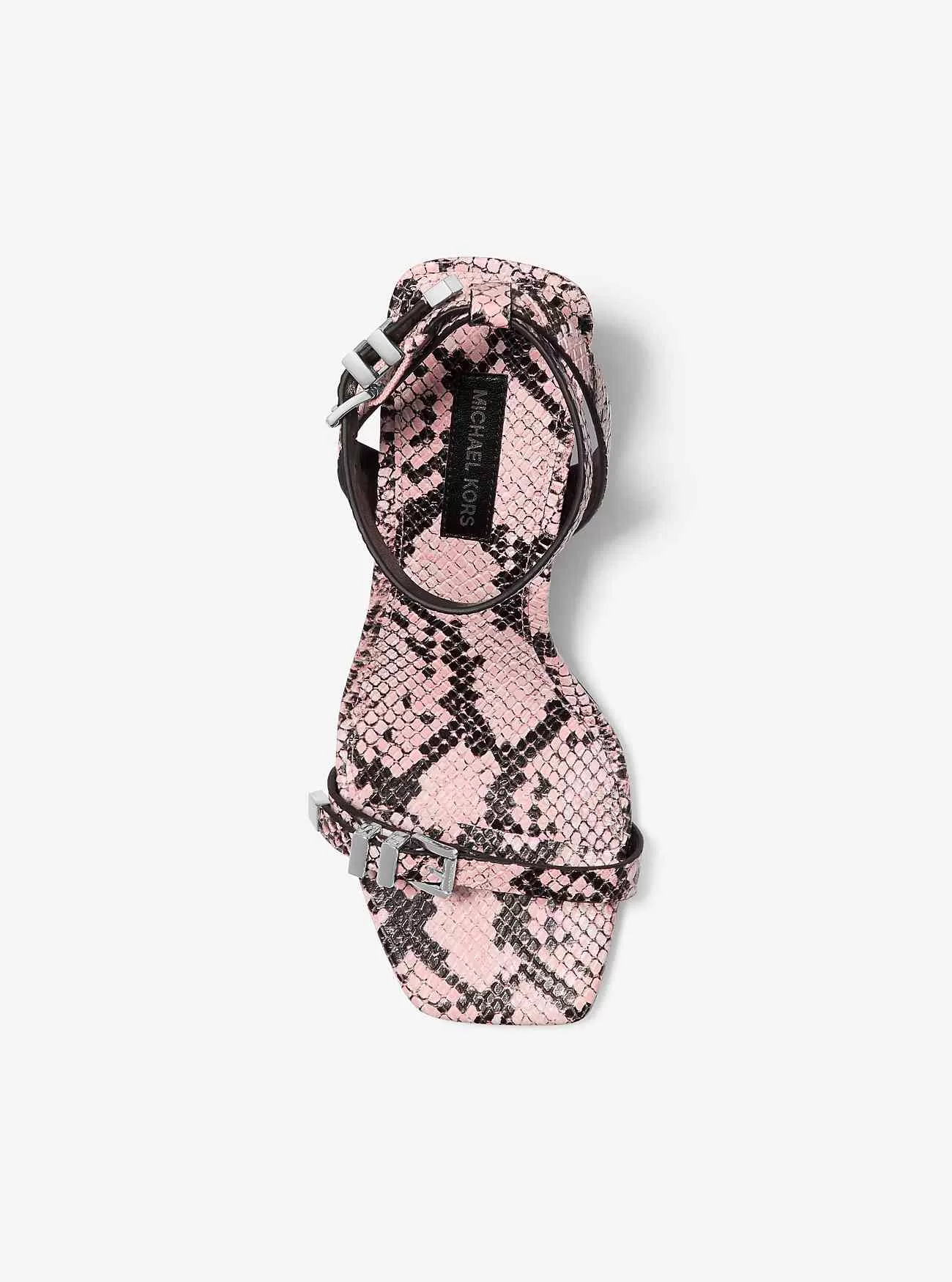 Sandalo Darrington in pelle goffrata con serpente Sandalo Darrington in pelle goffrata con serpente