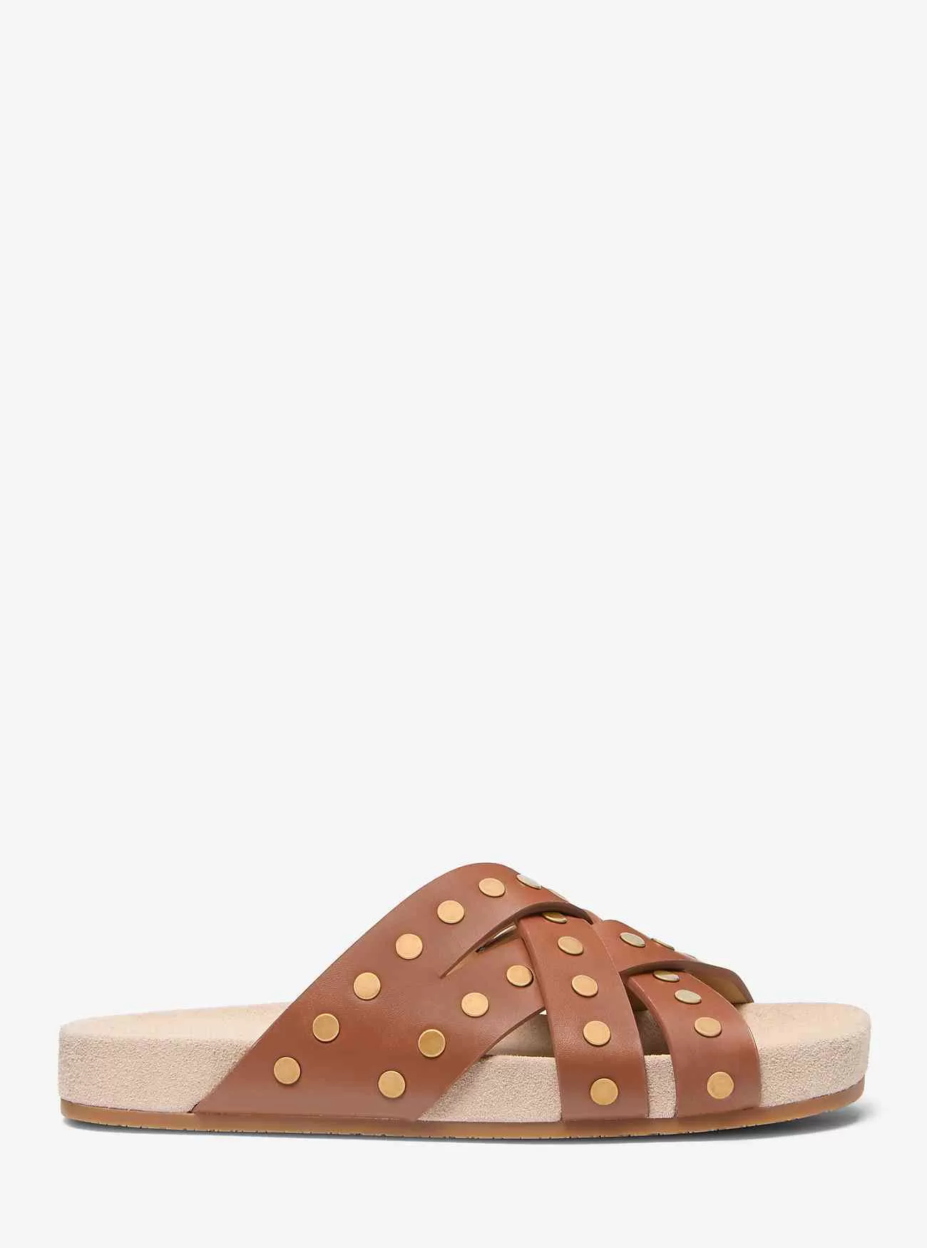 Sandalo Irene in pelle con borchie