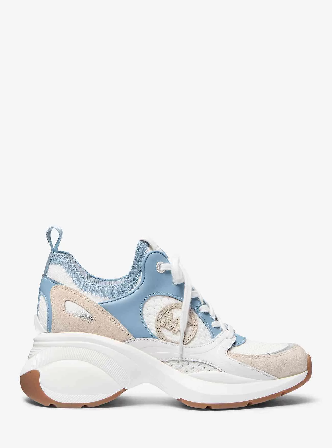 Scarpe da ginnastica Zuma in pelle color block e rete