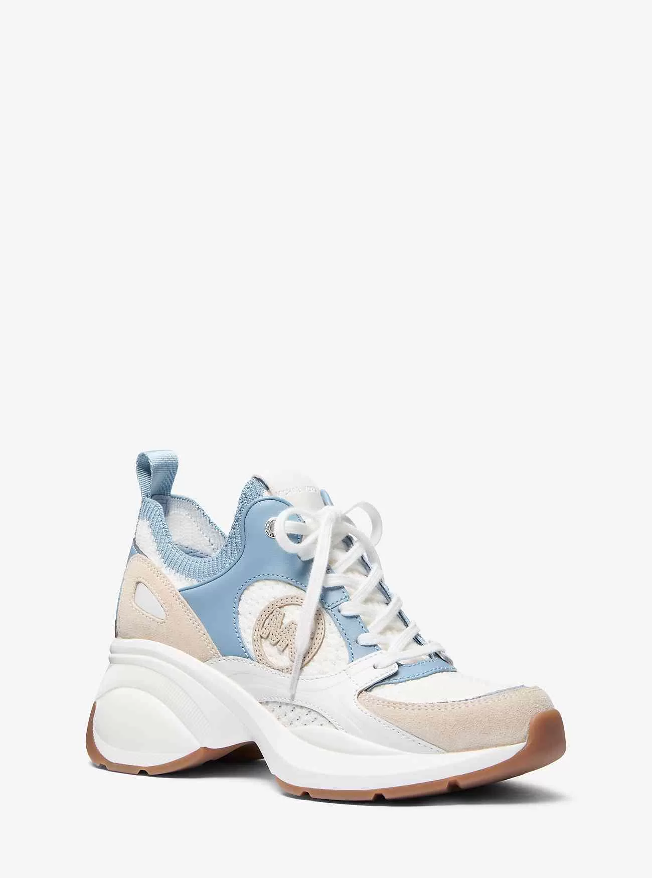 Scarpe da ginnastica Zuma in pelle color block e rete