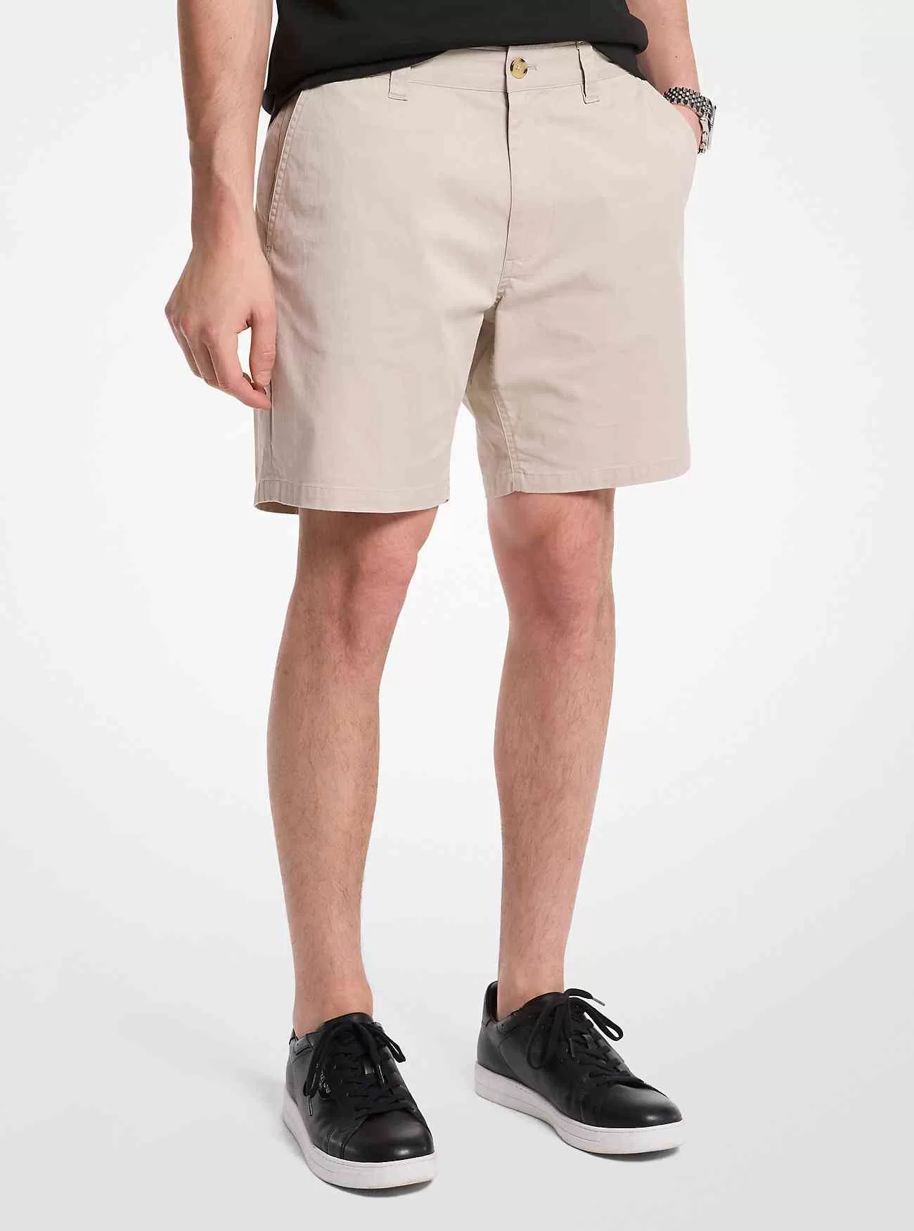 Shorts in cotone elasticizzato