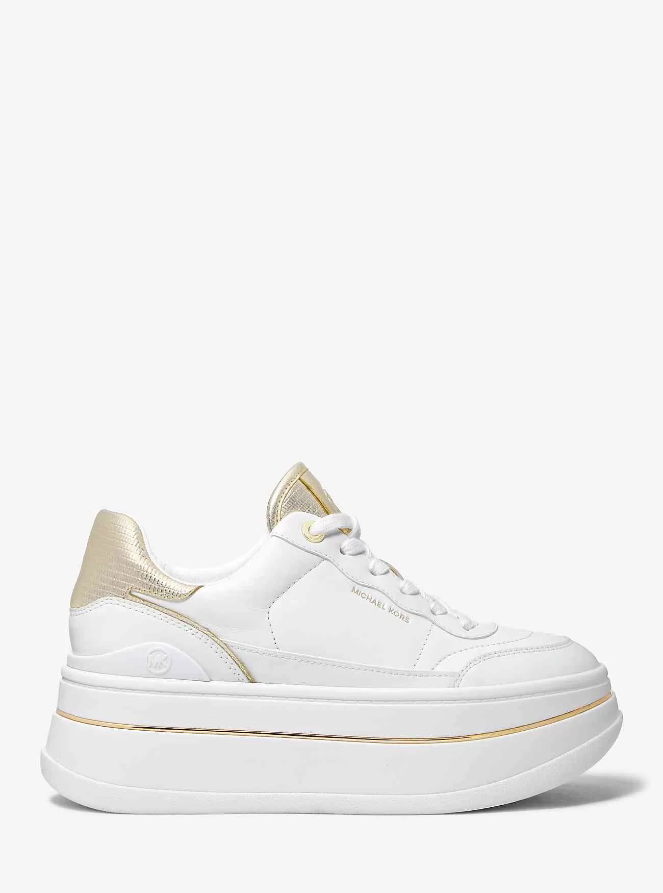 Sneaker Hayes con plateau in pelle