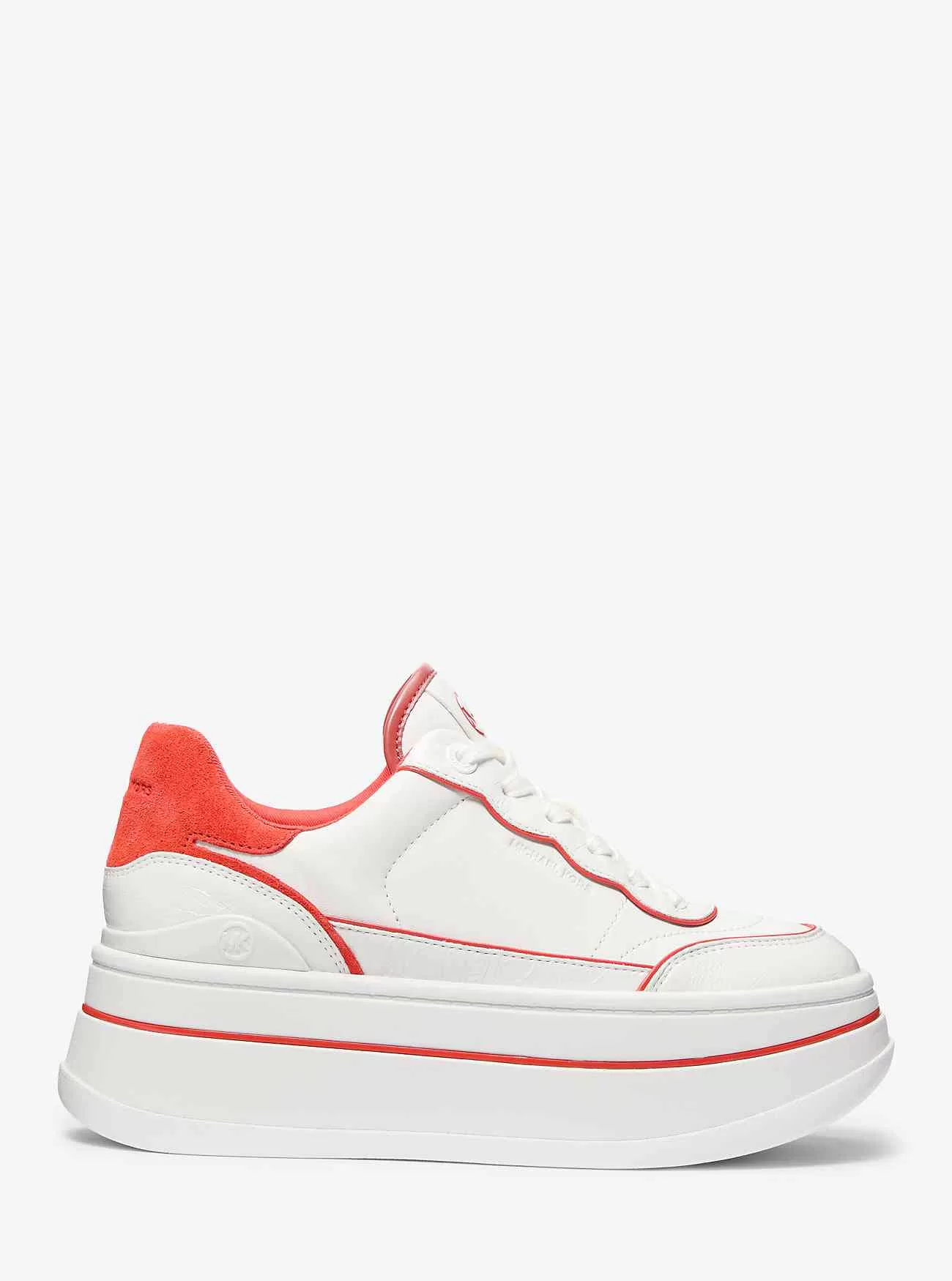 Sneaker Hayes con plateau in pelle bicolore