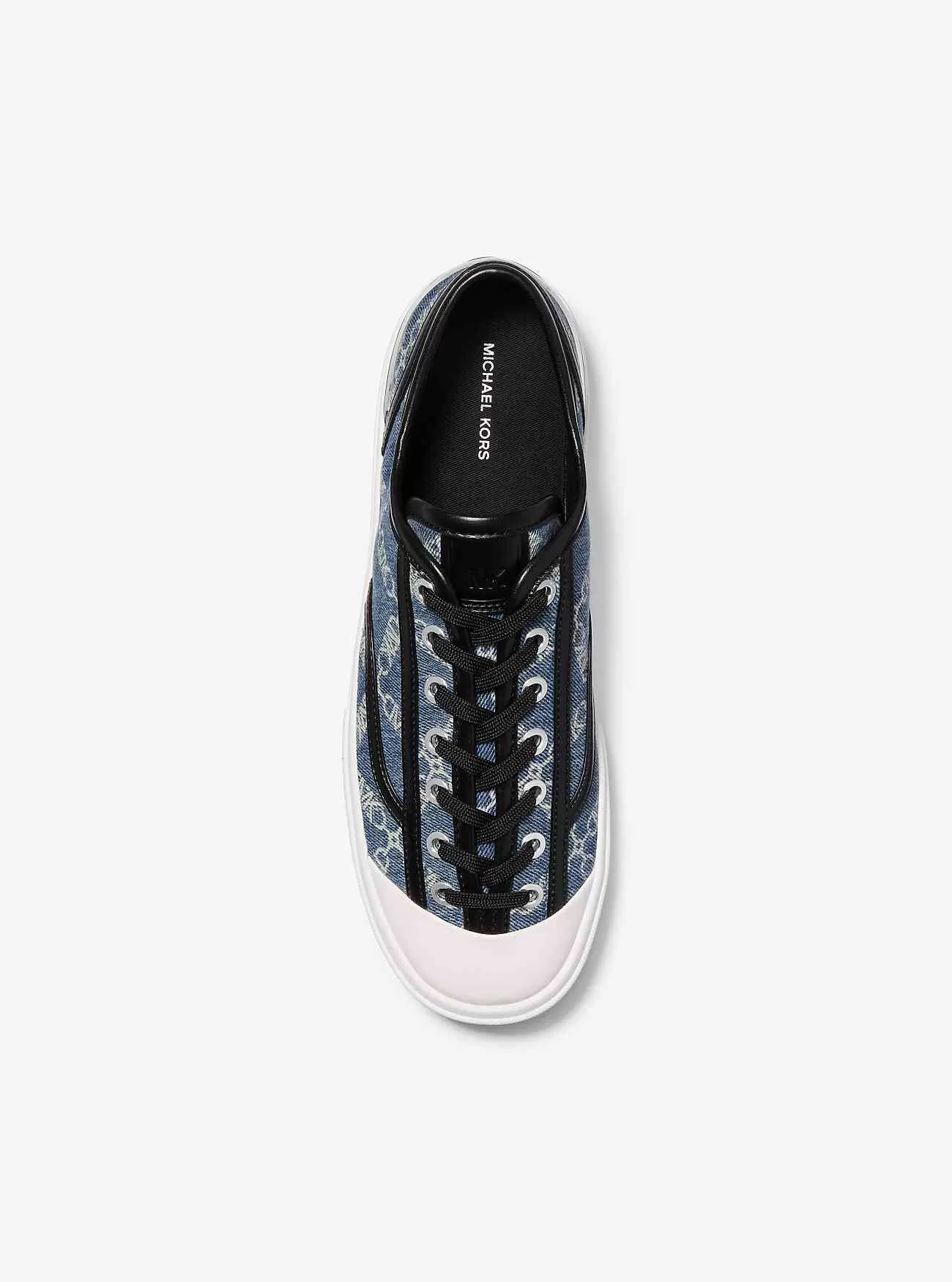 Sneaker Jude Empire in denim jacquard con diamanti Sneaker Jude Empire in denim jacquard con diamanti