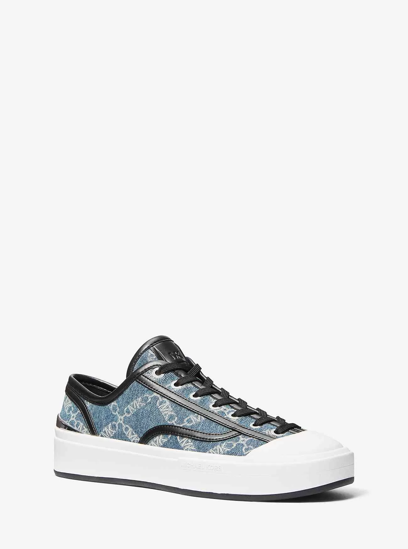 Sneaker Jude Empire in denim jacquard con diamanti