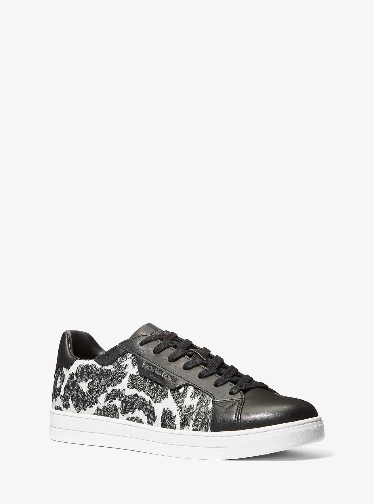 Sneaker Keating con logo leopardato e pelle