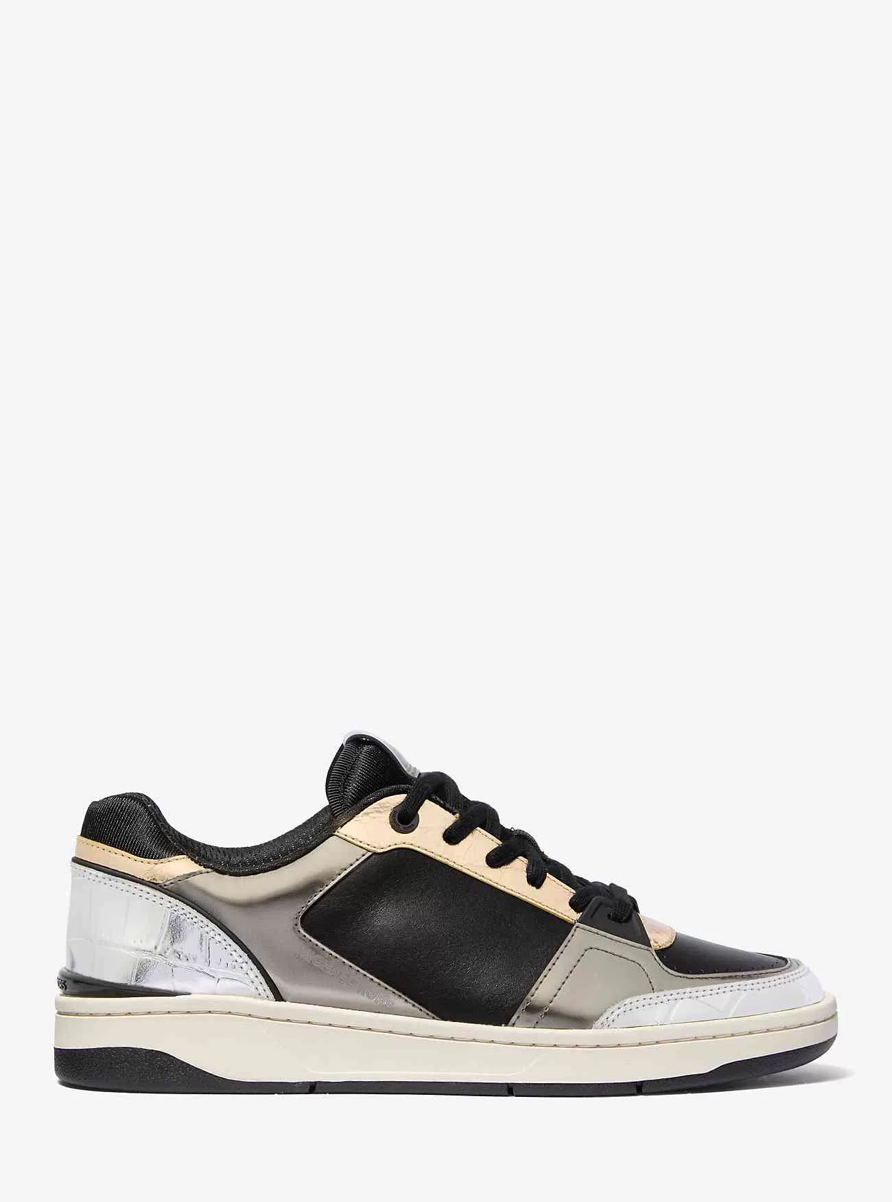 Sneaker Rebel in pelle color block