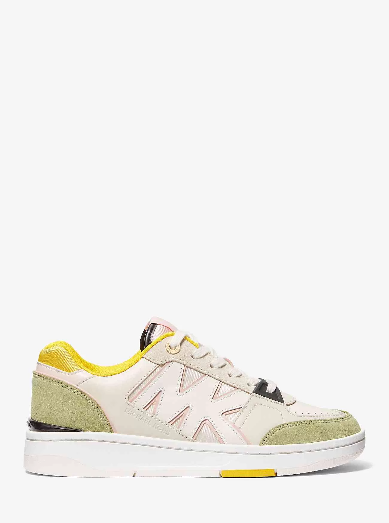 Sneaker Rebel in pelle color block e mesh