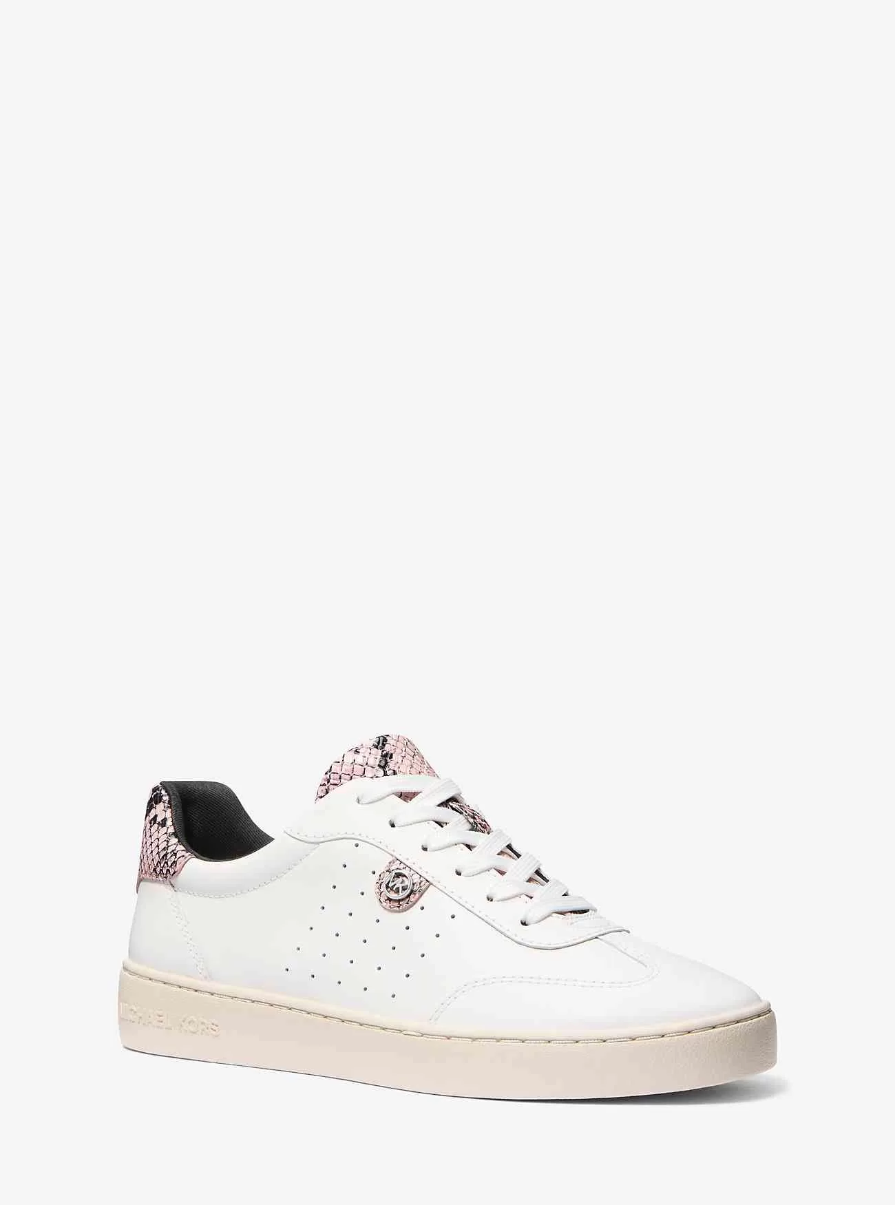 Sneaker Scotty in pelle goffrata Snake