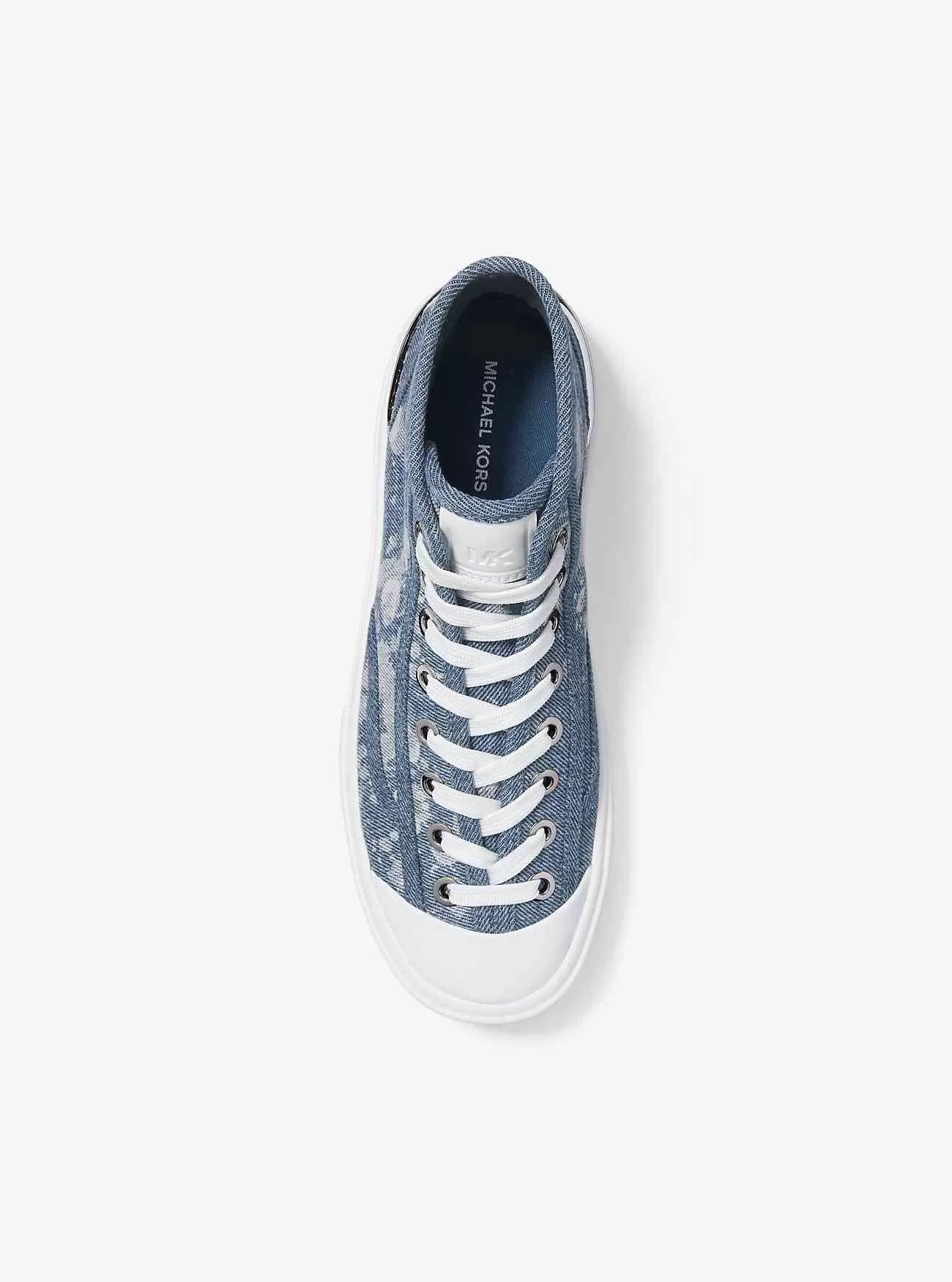 Sneaker alta Jude in denim schizzato Sneaker alta Jude in denim schizzato