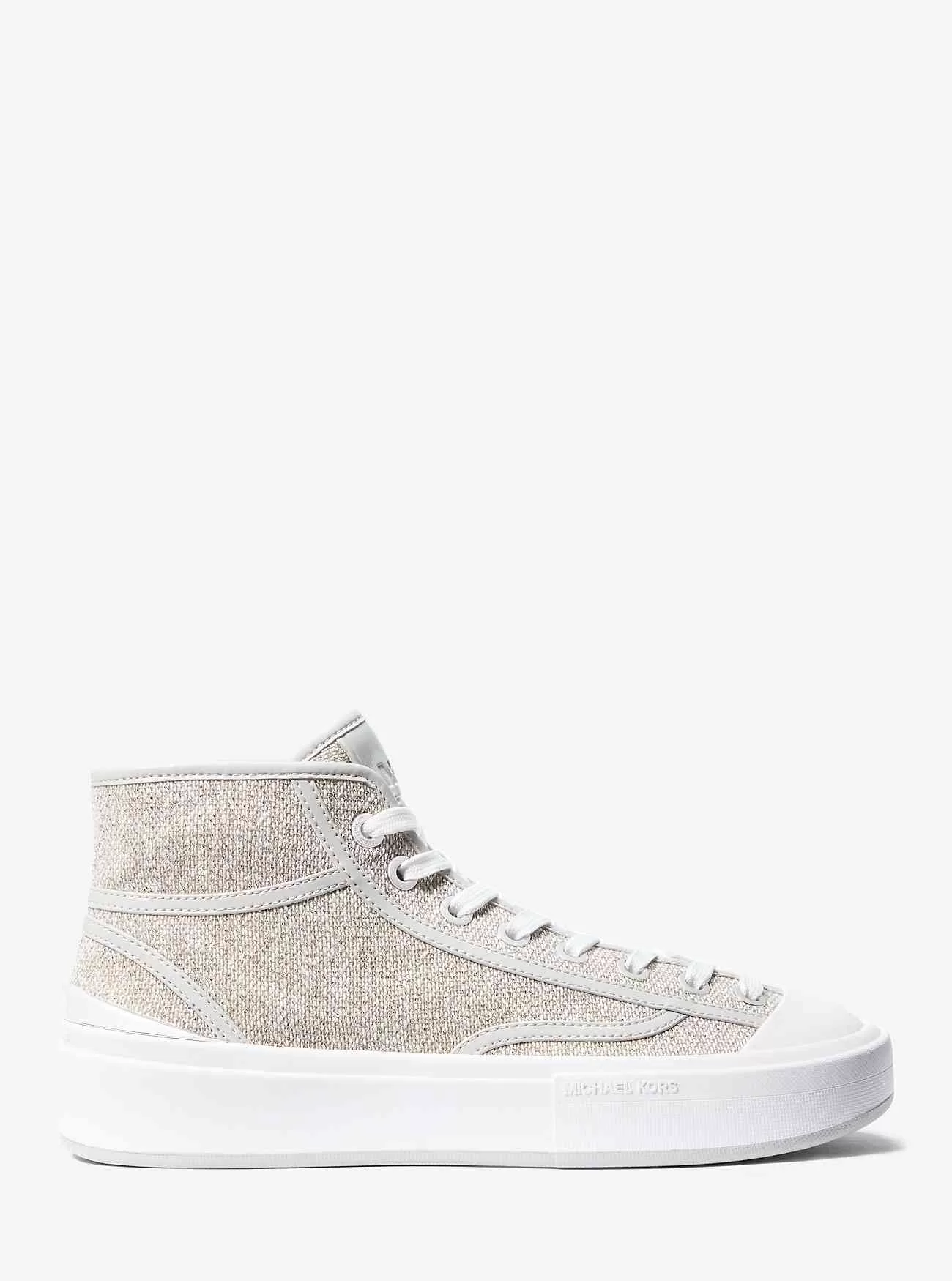 Sneaker alta Jude in misto cotone