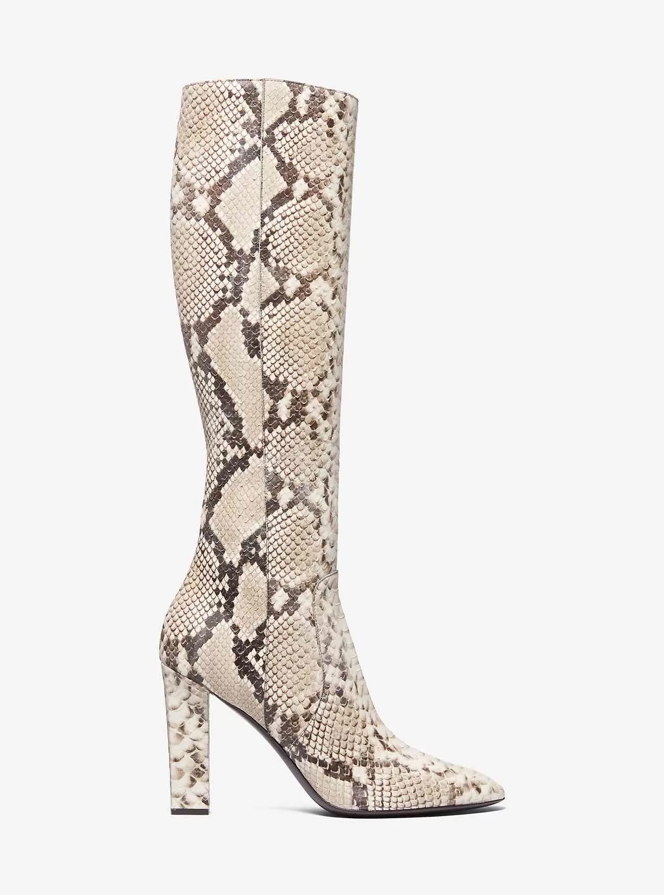 Stivale in pelle goffrata Carly Python