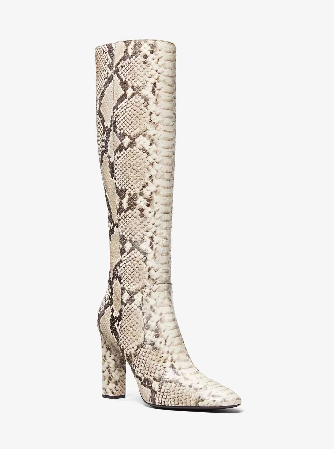 Stivale in pelle goffrata Carly Python