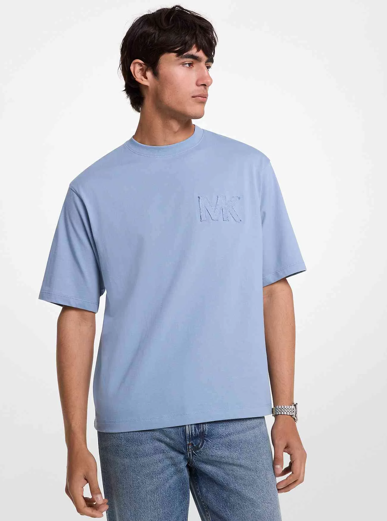 T-shirt in cotone con logo