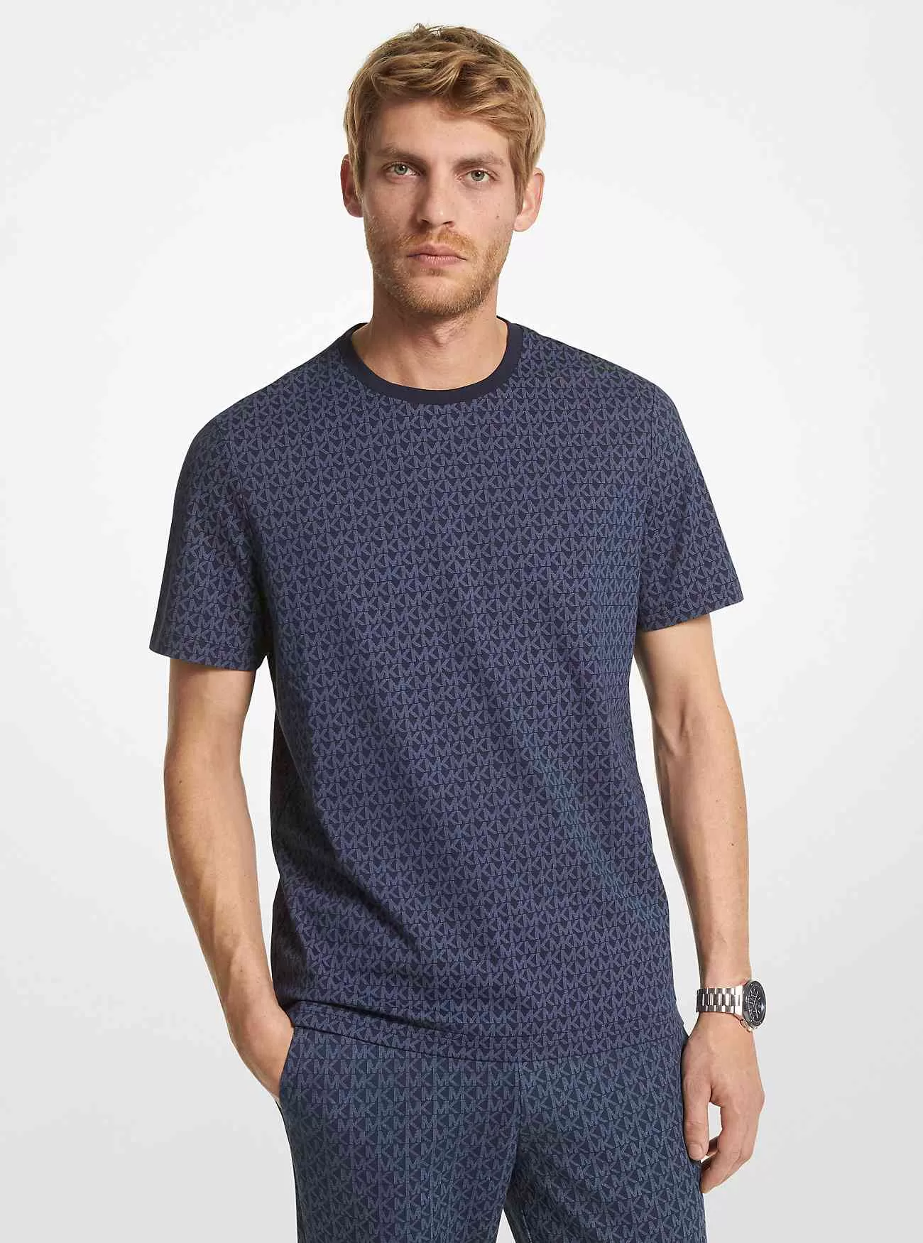 T-shirt in cotone con logo