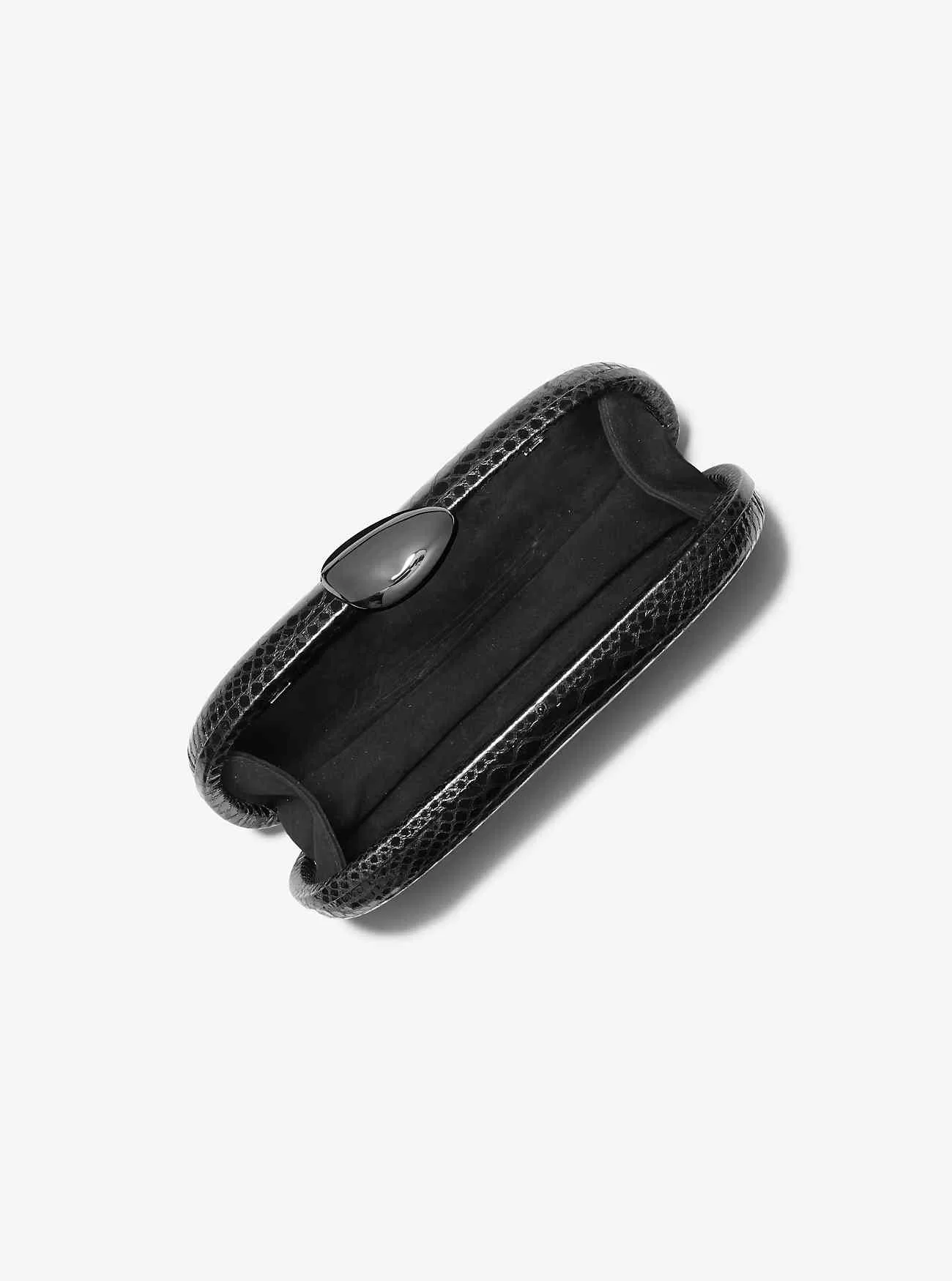 Tina Small Minaudière in pelle goffrata pitone