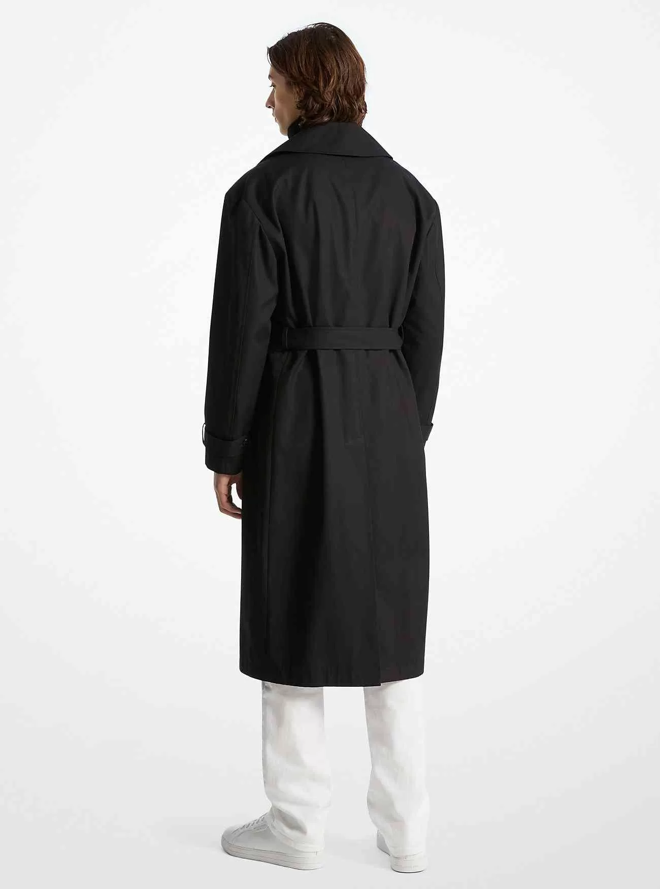 Trench oversize in cotone