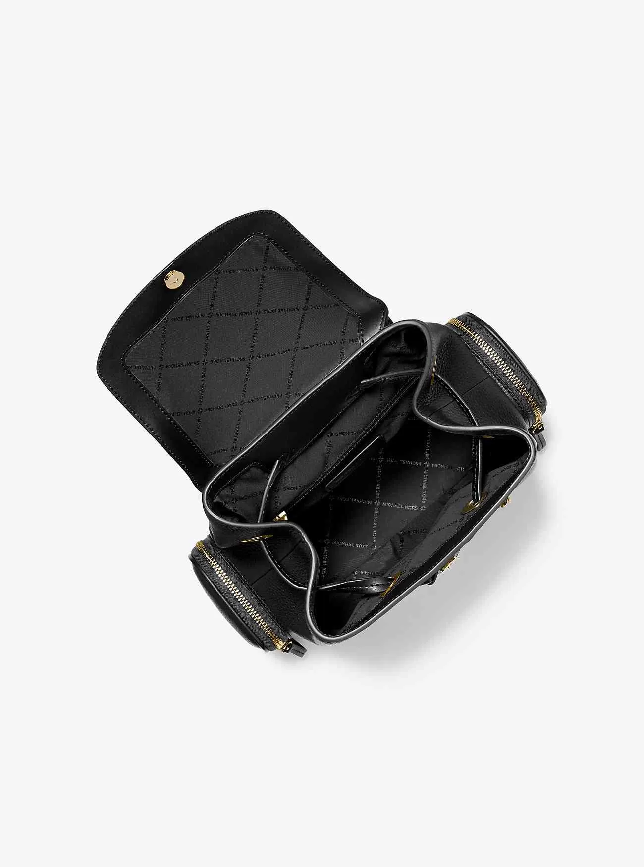 Zaino Jet Set medio in pelle martellata Zaino Jet Set medio in pelle martellata