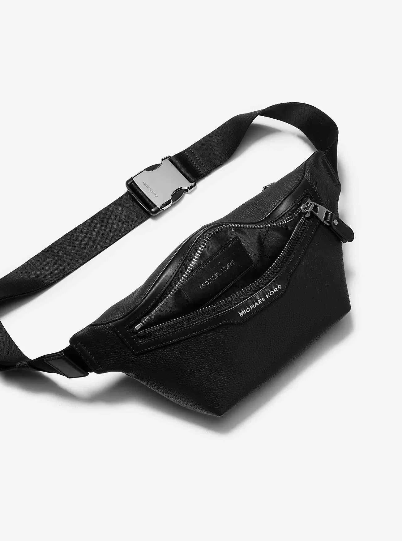 Zaino a tracolla in pelle martellata Hudson